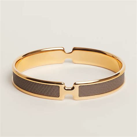 bracciale hermes sottile uomo nero|Bracciale Olympe .